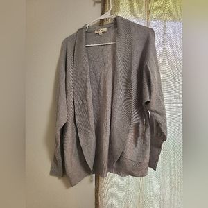 Size Large, Peyton Primrose cardigan, Light Heather Grey